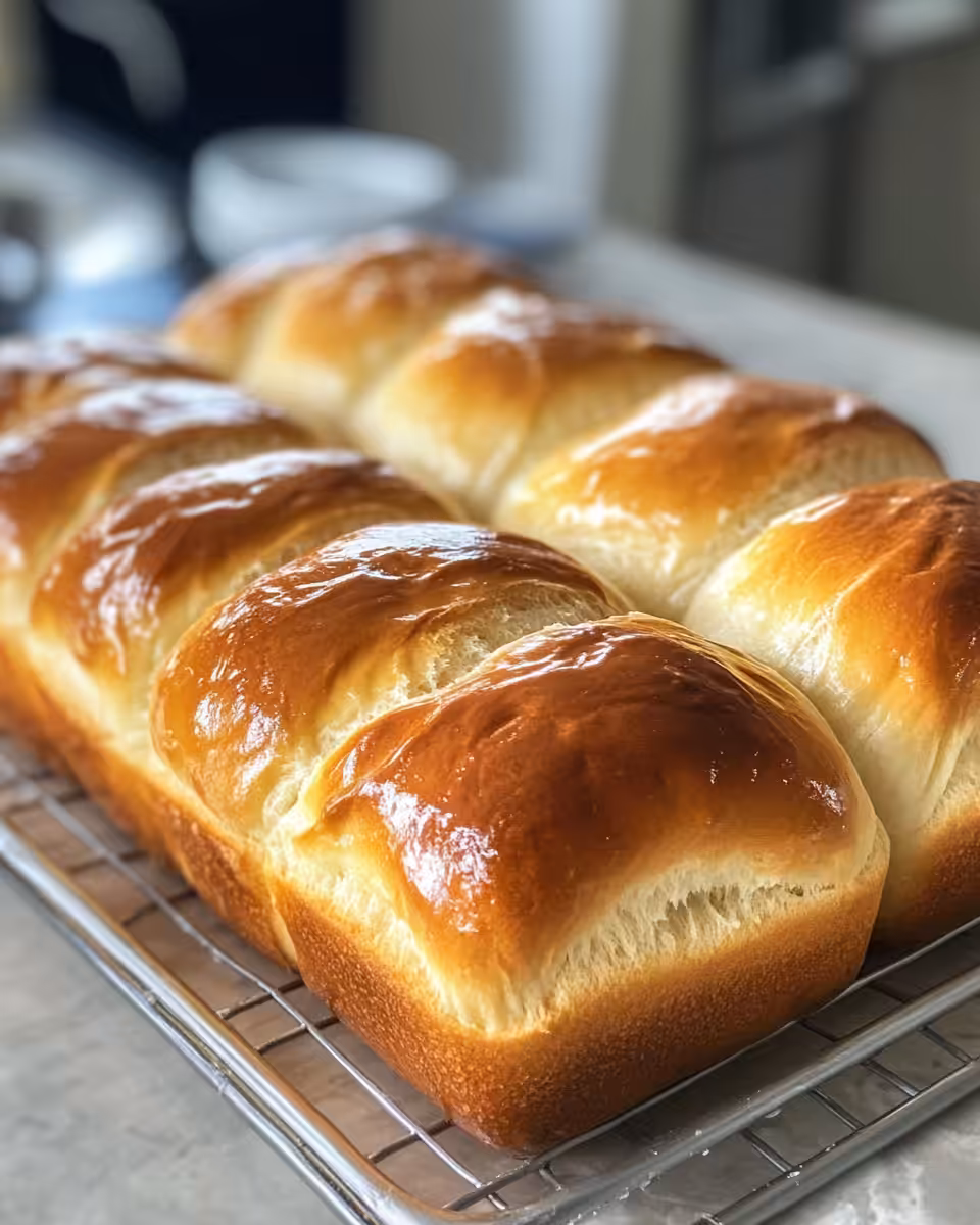 Steaming sweet condensed milk bread fresh from the pressure cooker