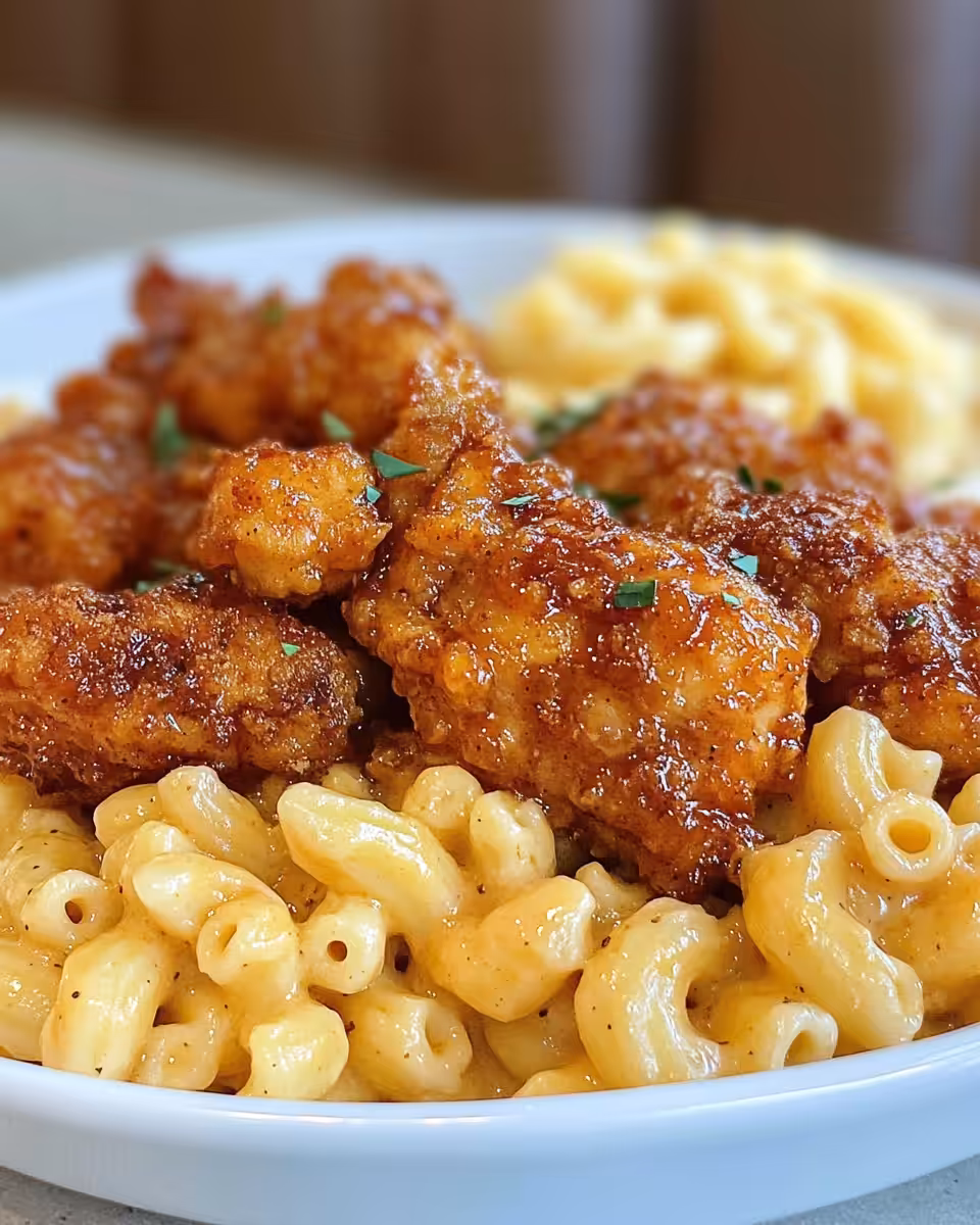 Cooking process of honey pepper chicken with bacon and pasta in pressure cooker