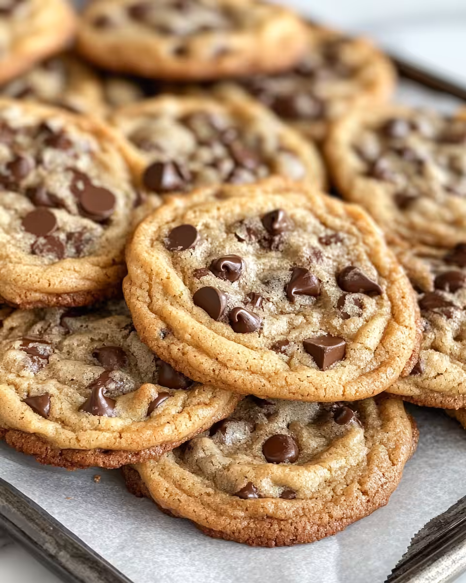 Freshly baked chocolate chip muffins served with sea salt on top