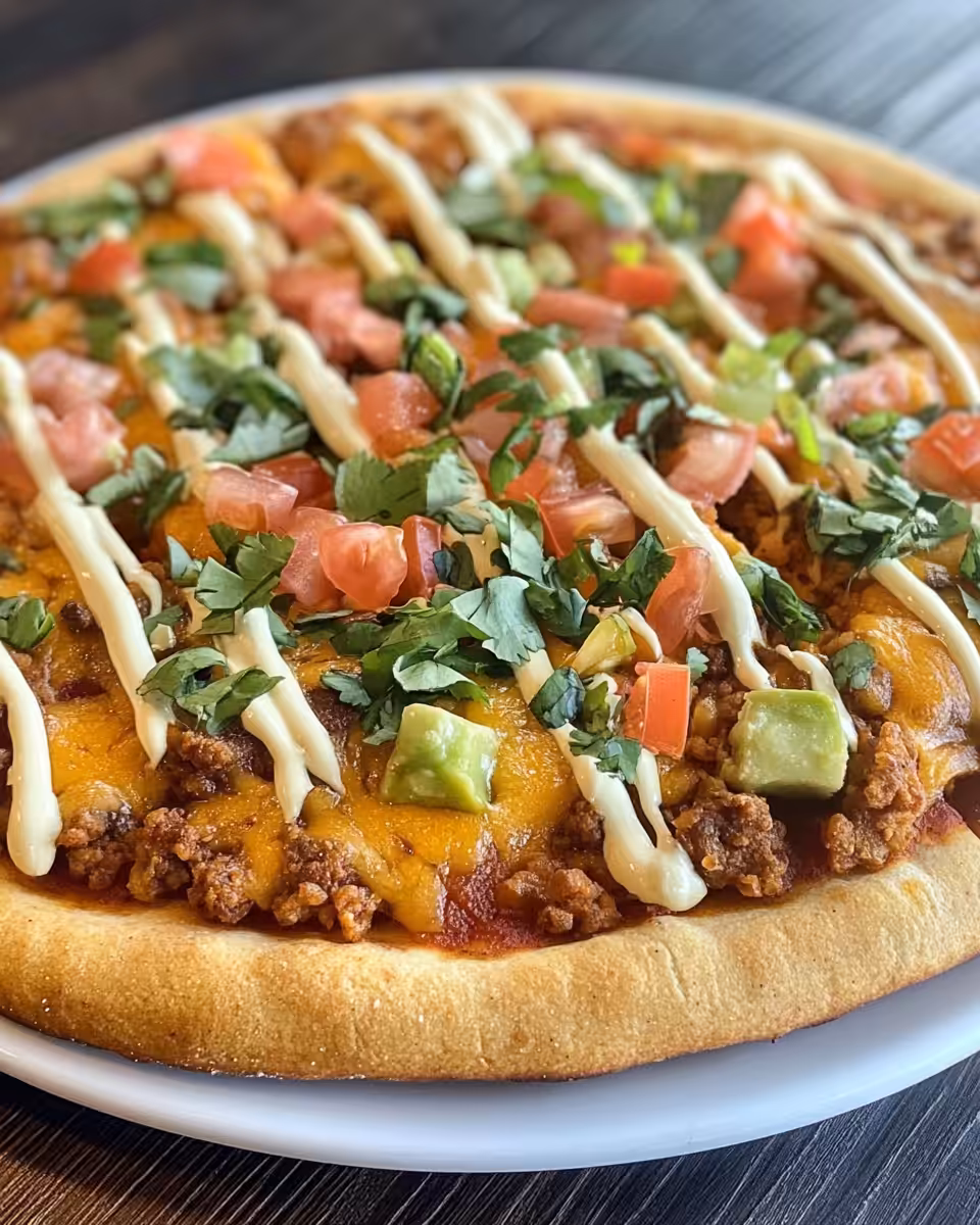 Ingredients prepared for vegan taco pizza with spicy tofu and salsa