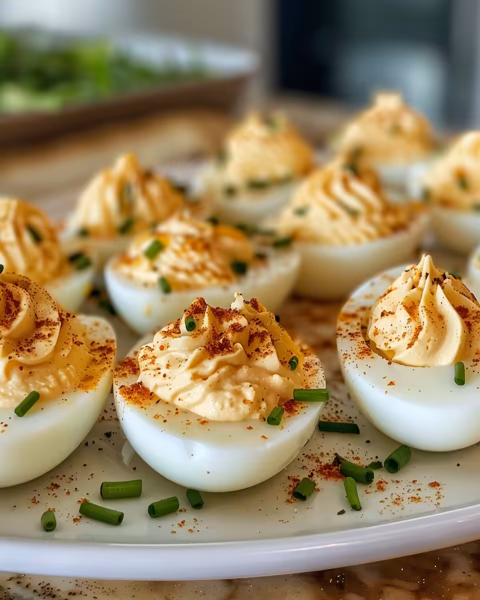 Ingredients laid out for deviled eggs filling including mayo, mustard and relish