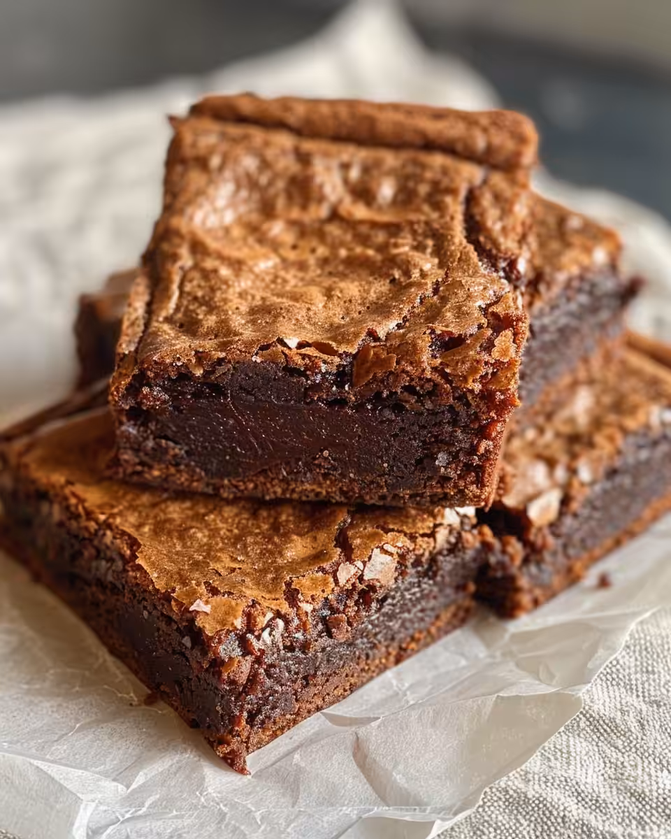 Ingredients for Baileys Irish cream brownies including cocoa, butter, and chocolate chips