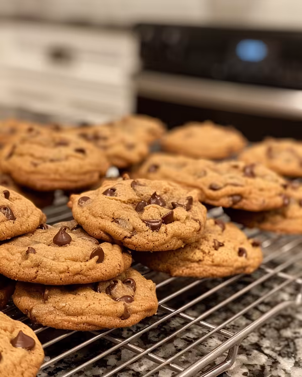 Ingredients for Baileys Irish Cream chocolate chip cookies including butter, sugar, and chocolate chips