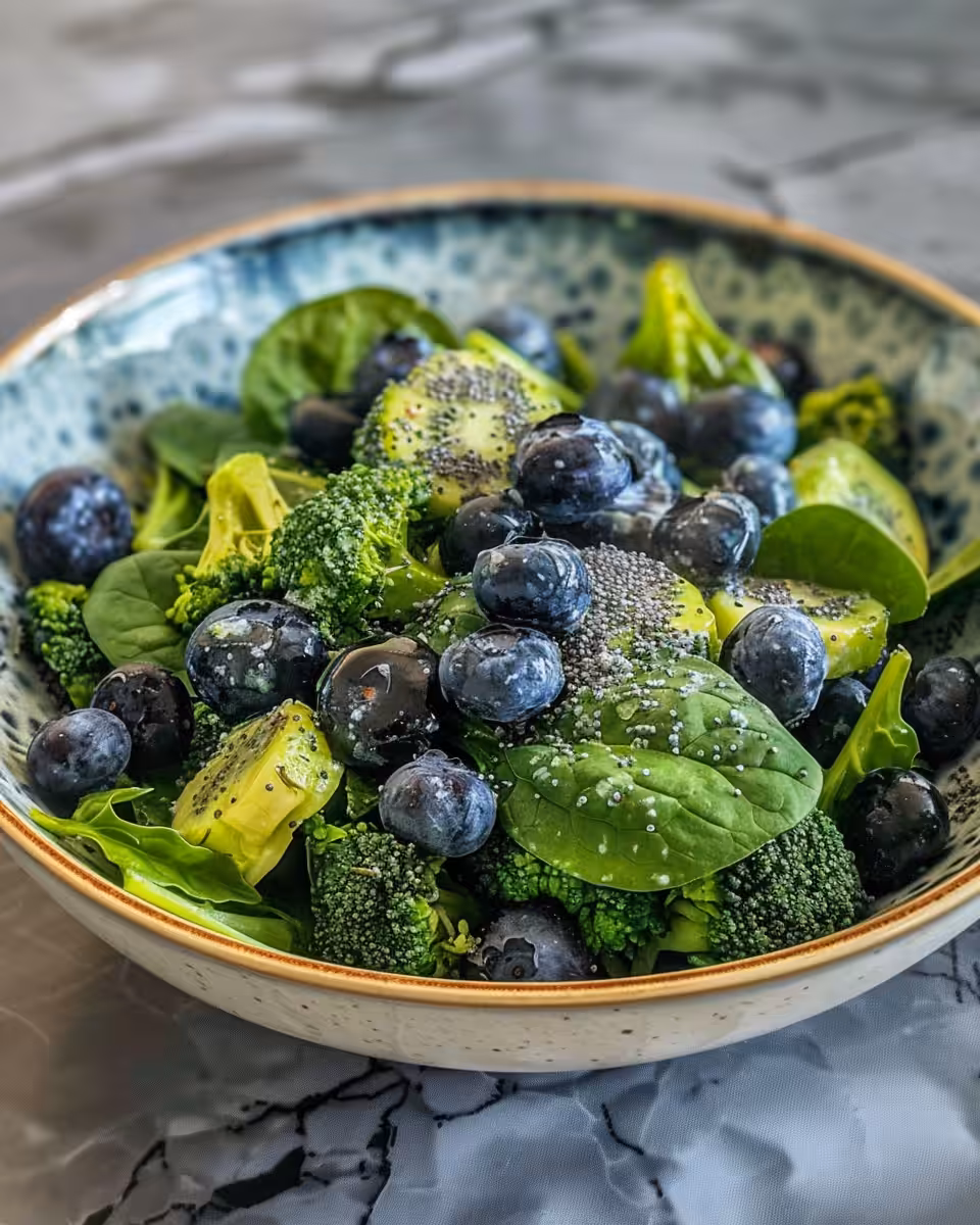 Steaming fresh broccoli florets in pressure cooker for salad