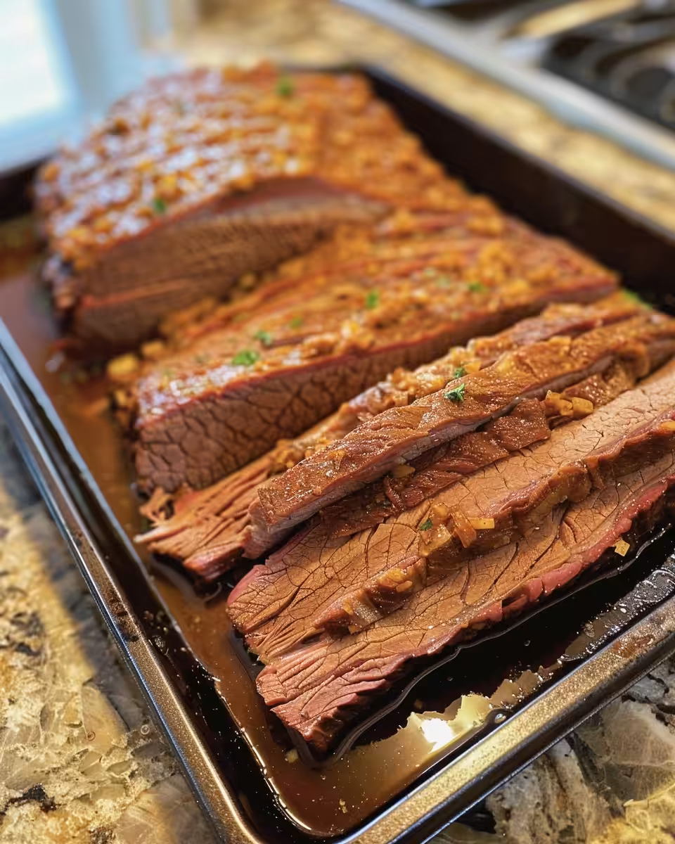Close up of corned beef brisket in pressure cooker with sealing ring