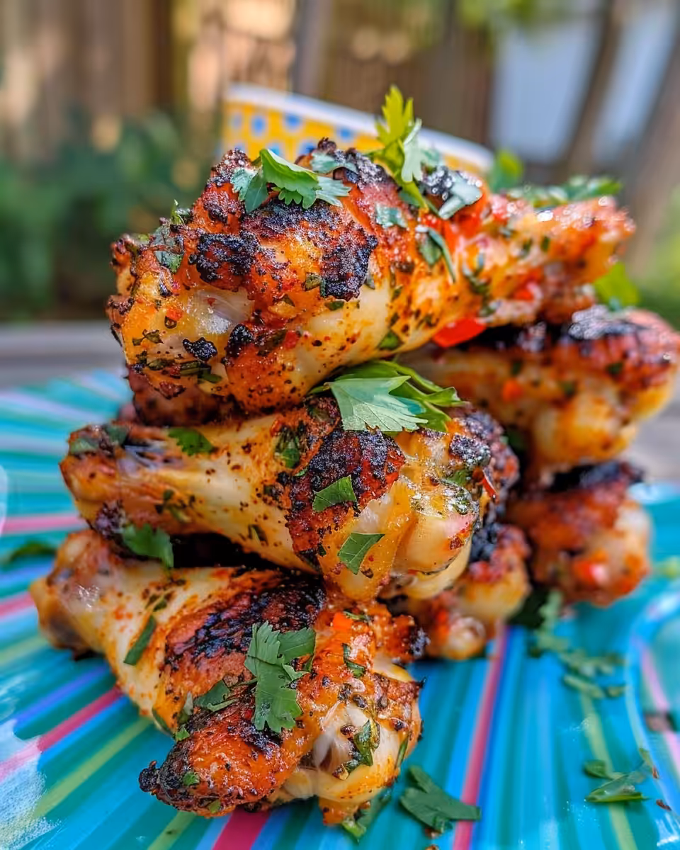 Steaming pressure cooker wings about to be served