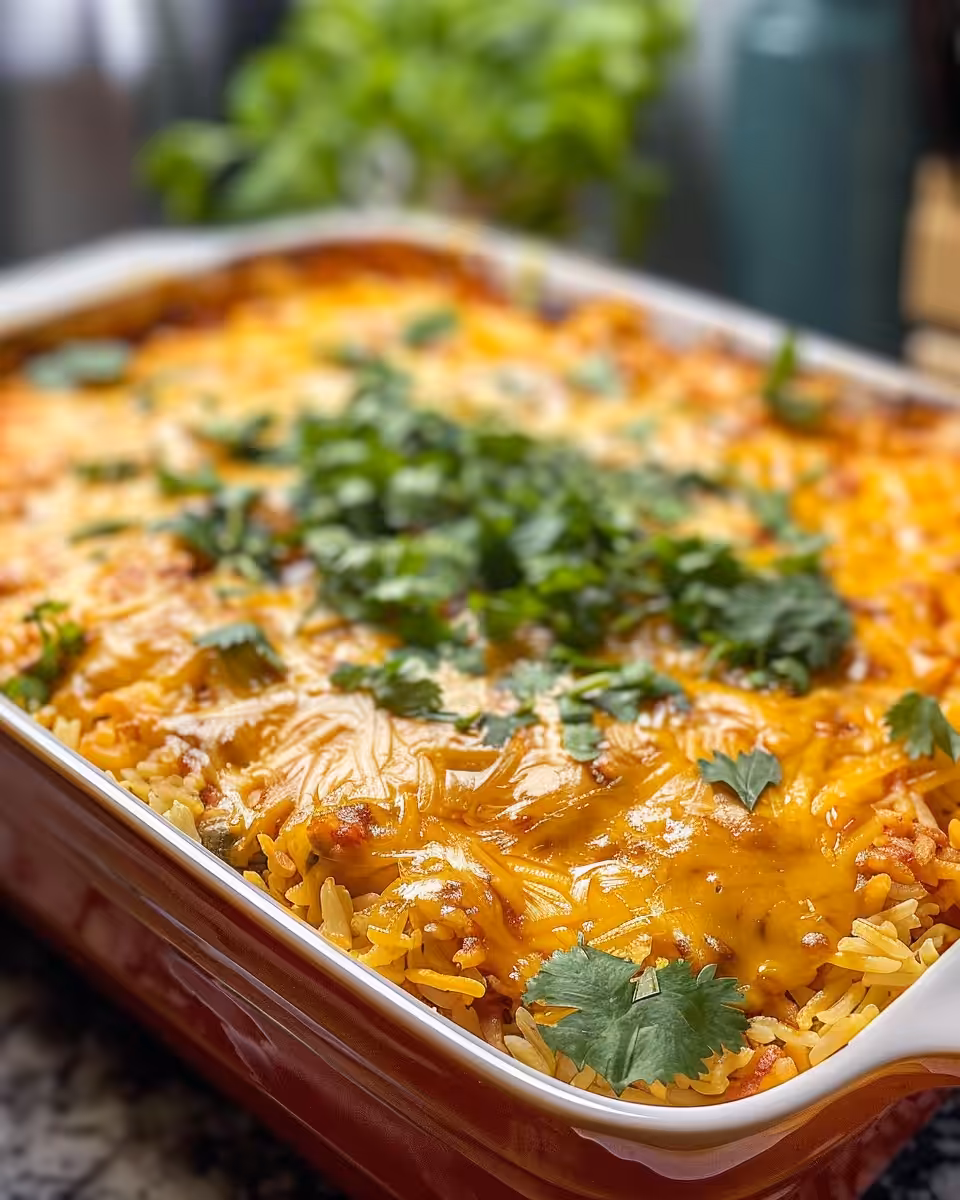 Pressure cooker closed with chicken enchilada rice casserole inside cooking