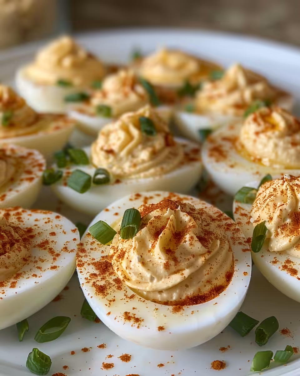 Close-up of pressure cooker soft boiled eggs ready for deviled eggs