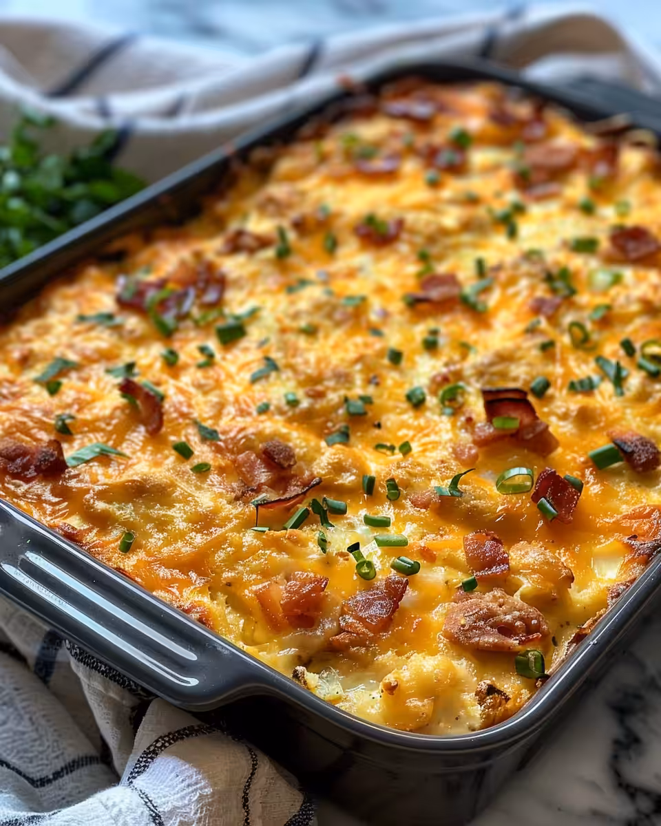 Breakfast sausage and mushroom casserole fresh from pressure cooker
