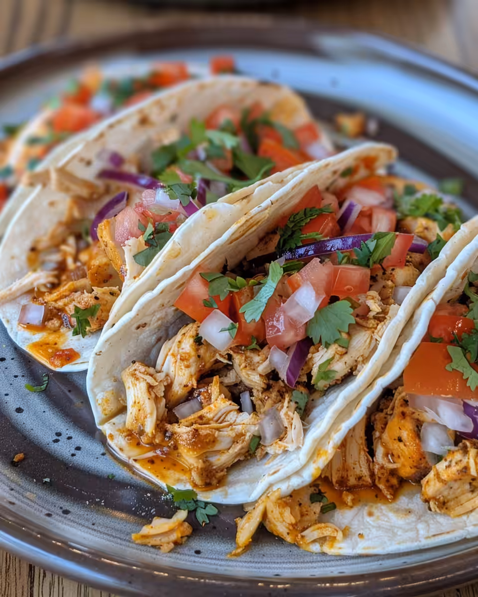 Ingredients laid out for crack chicken taco recipe