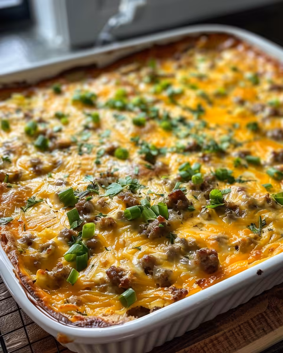 Cream cheese sausage egg hashbrown casserole just starting in pressure cooker