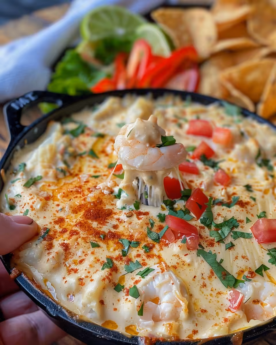 Fresh chopped ingredients for shrimp jalapeno queso dip including cheeses and peppers