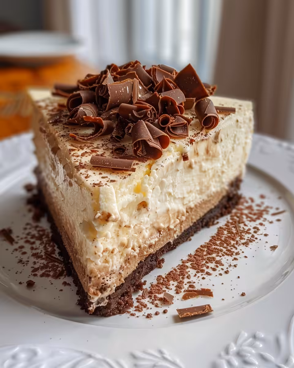 Ingredients for Baileys Irish Cream cheesecake mixed in bowl