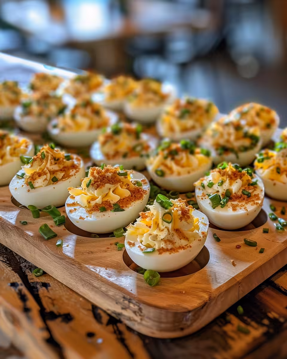 Ingredients laid out for making perfect deviled eggs in pressure cooker