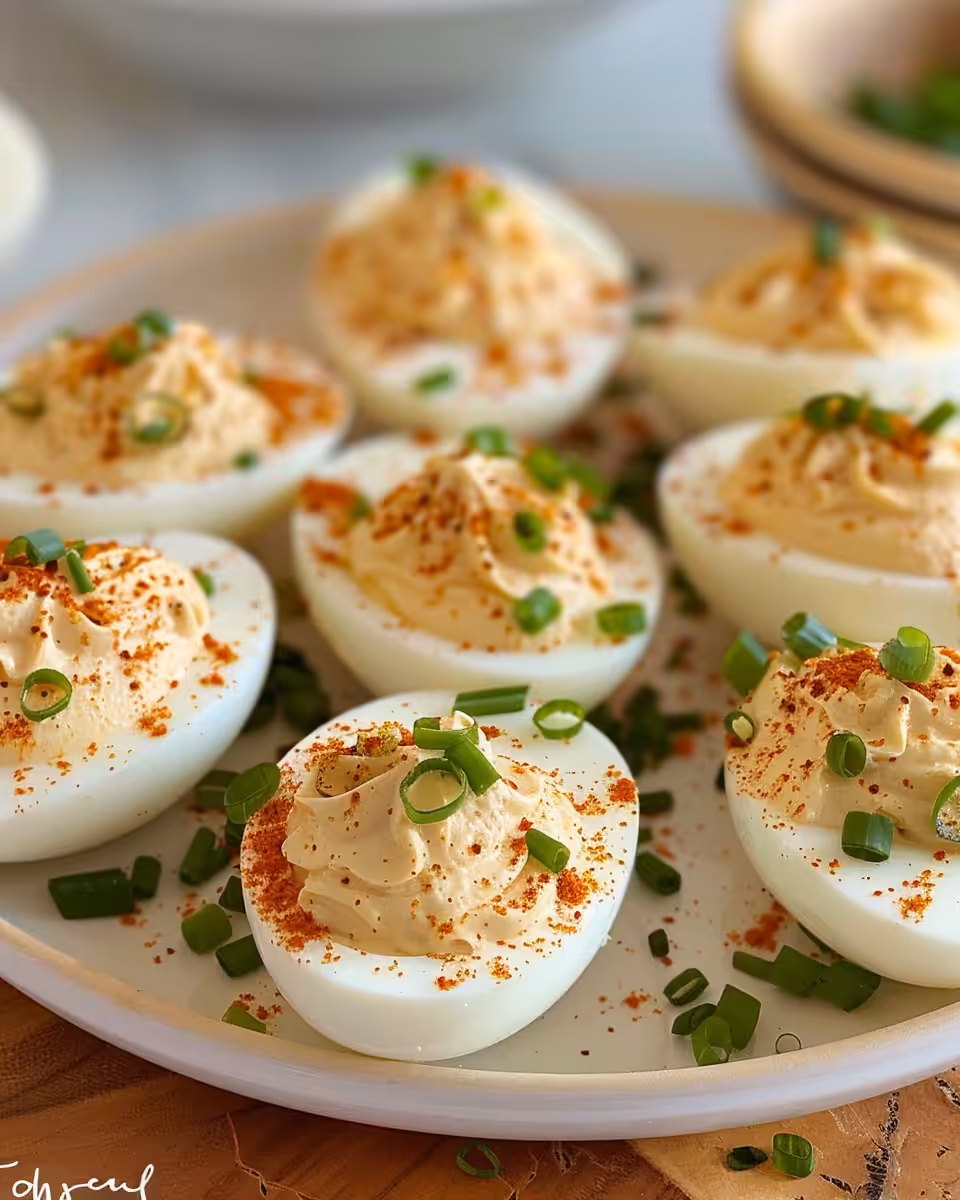 Ingredients preparation for Cajun deviled eggs filling