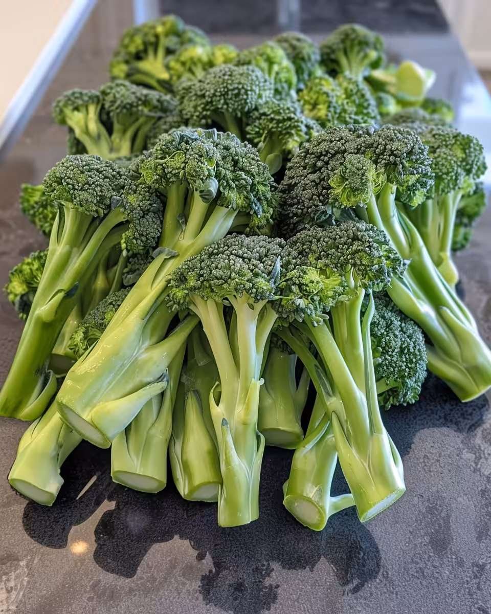 Pressure cooker with broccoli cooking and float valve up