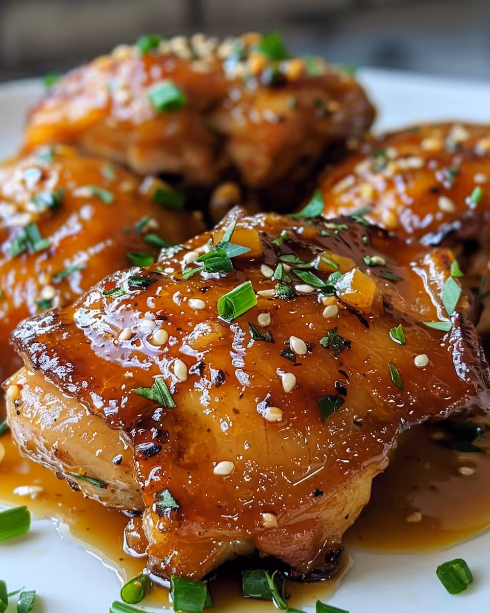 Pressure cooker chicken thighs preparation with golden crust