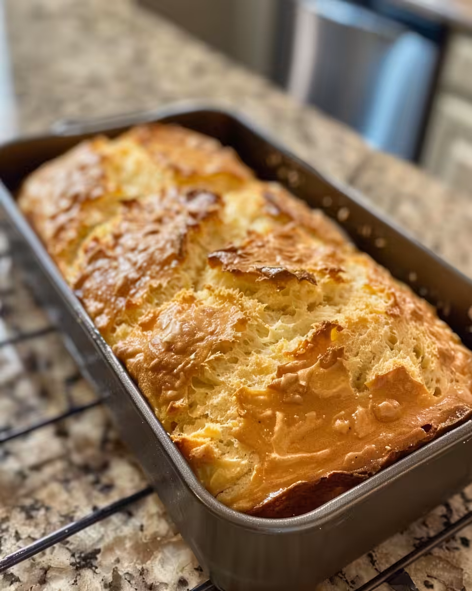 Golden brown cooked Irish potato bread farls stacked and ready to serve