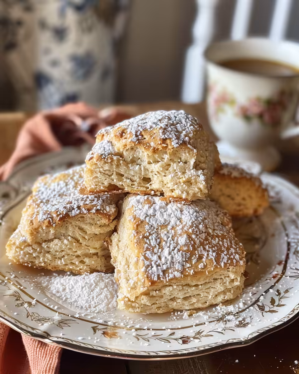 Fresh golden Irish soda bread scones in pressure cooker warm kitchen