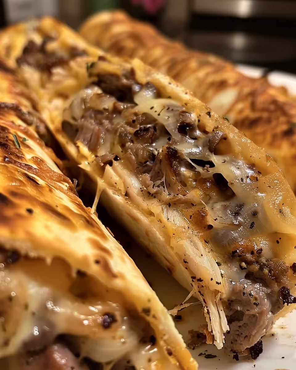 Sliced golden crispy tortilla roll ups served on a plate ready to enjoy