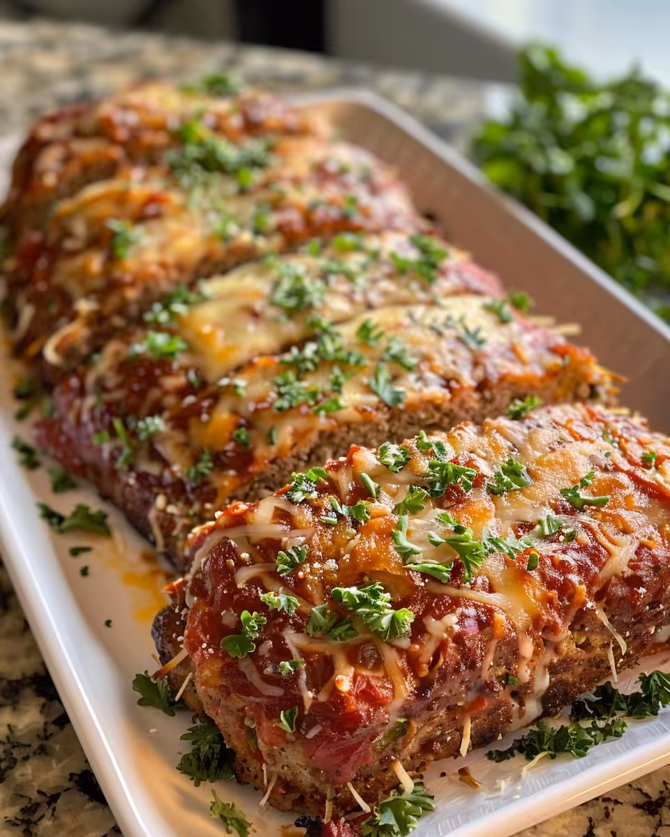 Close-up of chicken meatloaf sizzling in the pressure cooker