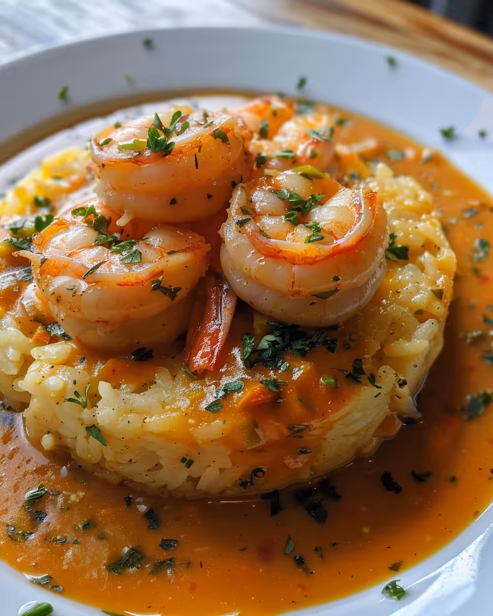 Ingredients for Puerto Rican shrimp mofongo preparation laid out