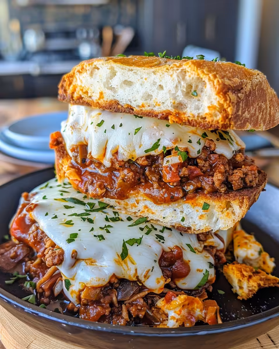 Sloppy joe meat mixture finished in pressure cooker