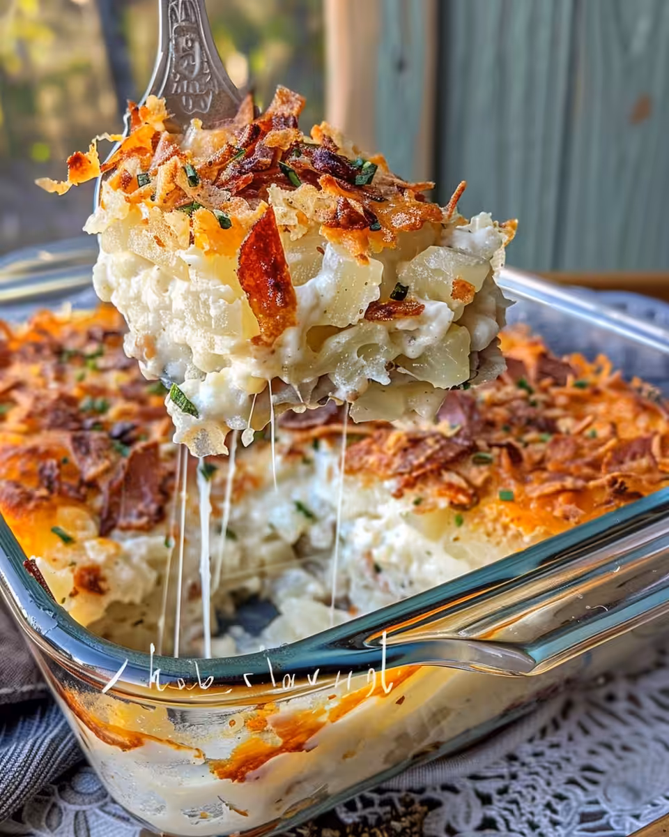 Ingredients laid out for hash brown casserole including shredded cheese and soup