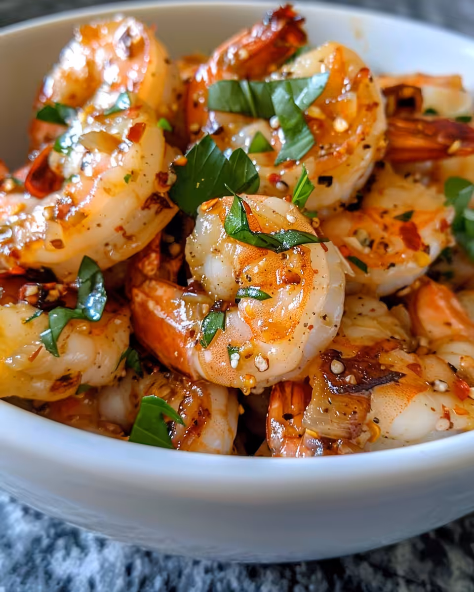 Ingredients laid out for Hawaiian garlic shrimp recipe