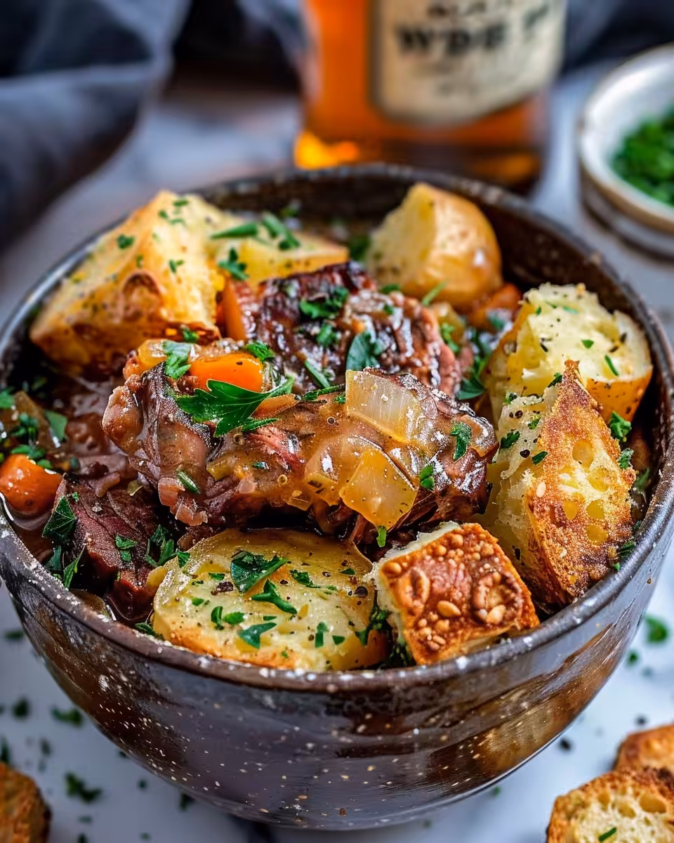 Key ingredients for Dublin Coddle including bacon, sausages, onions, and potatoes