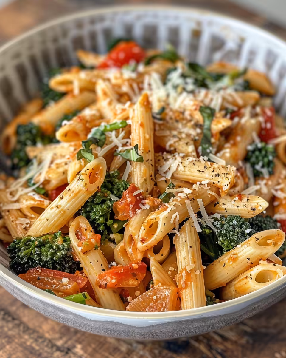 Ingredients including chicken breasts, Italian seasoning, and paprika on a cutting board