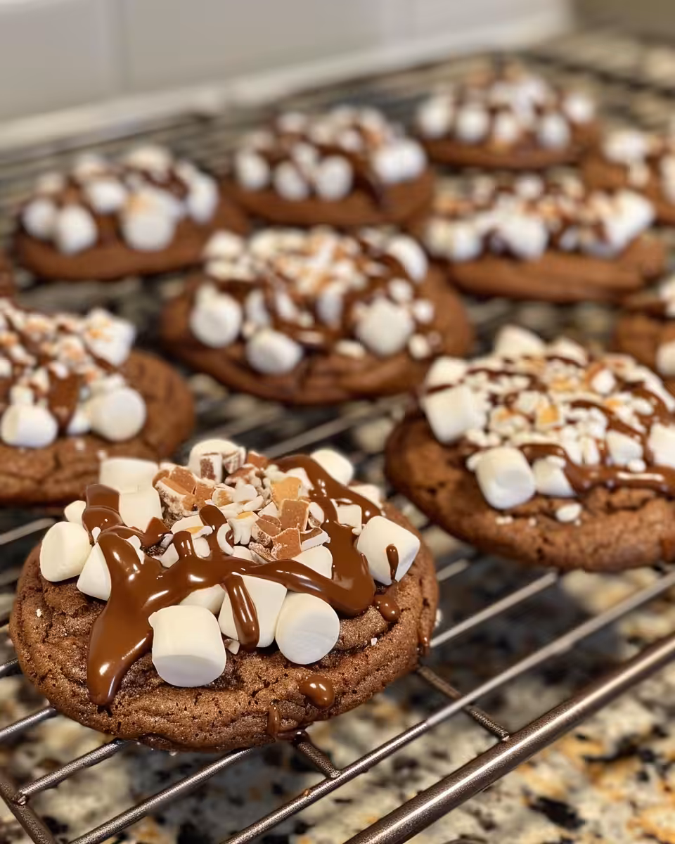 Nutella cookie dough folded with whipped egg whites for tender texture