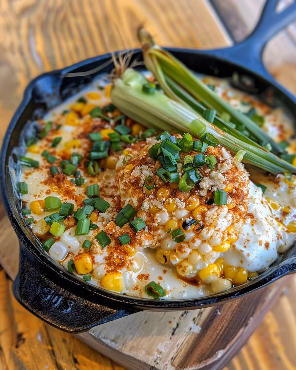 Ingredients for honey butter corn skillet in a bowl