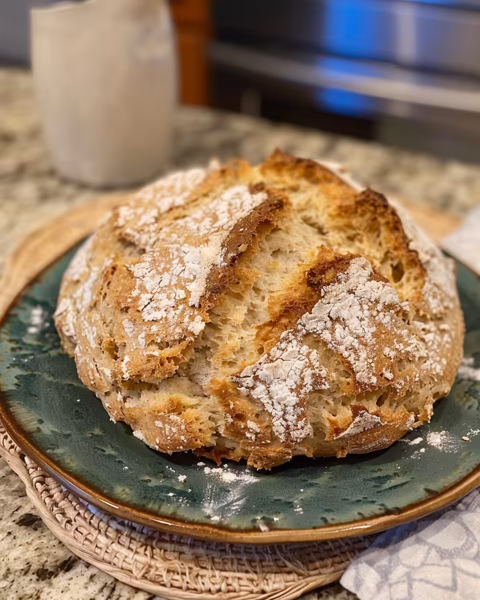 Ingredients measured out for pressure cooker soda bread