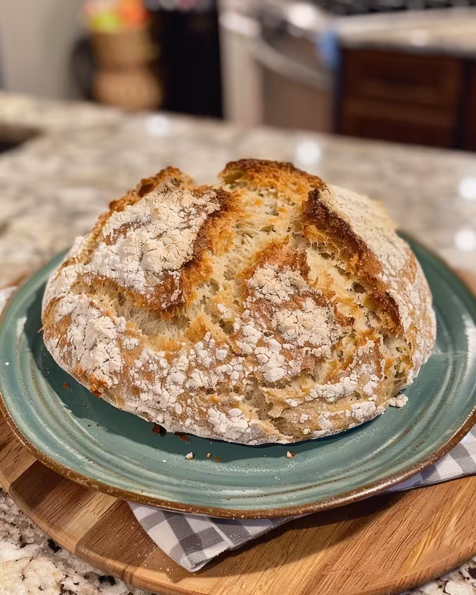 Freshly baked soda bread sliced and ready to serve