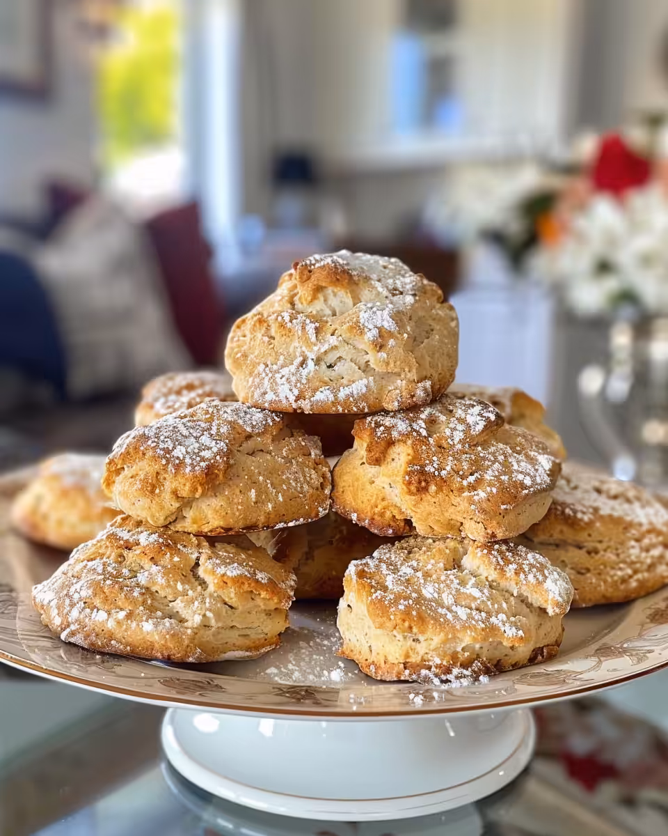 Freshly baked Irish soda bread scones fresh from pressure cooker