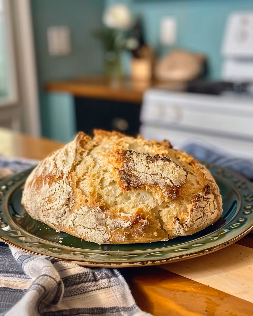Final sliced Irish soda bread served with butter