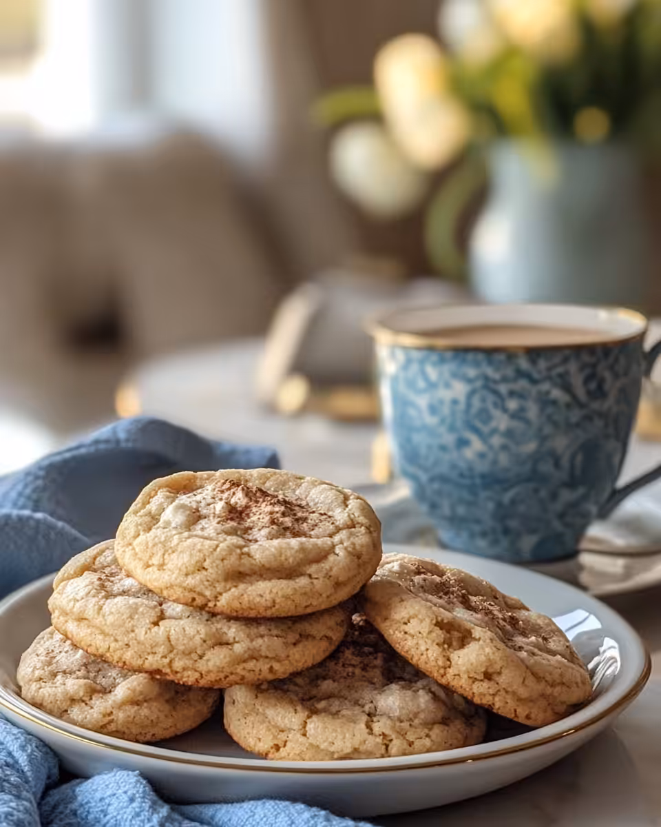 Freshly baked keto coffee cake cookies steaming in a pressure cooker