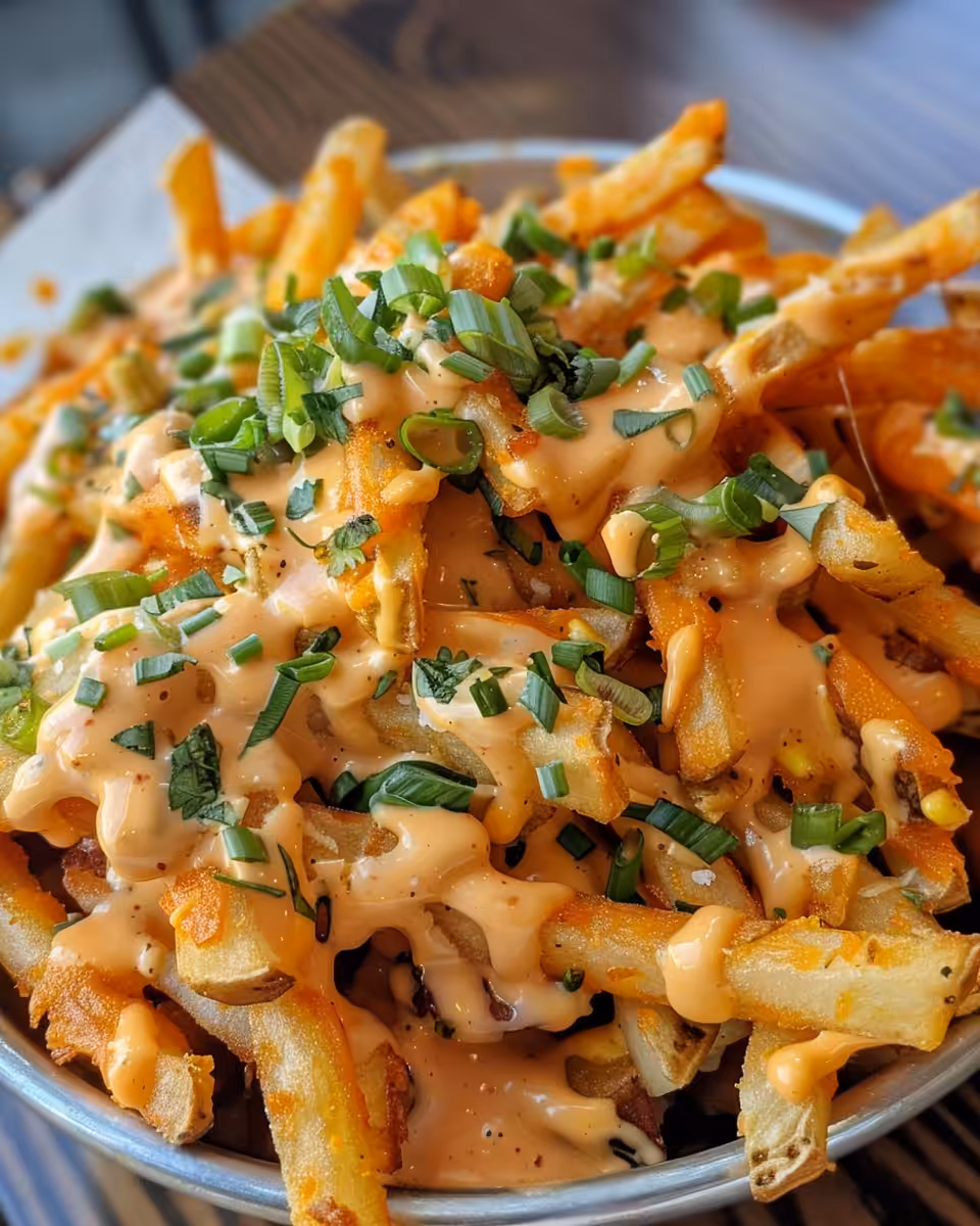 Close up of steam rising from pressure cooker with fries inside