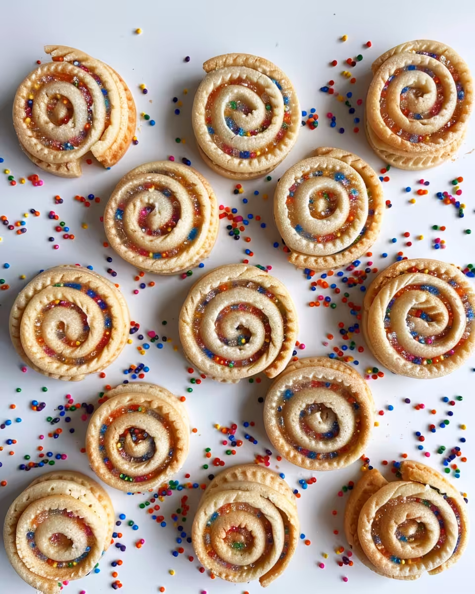 Ingredients laid out for magical spiral pink cookies in bowls and utensils