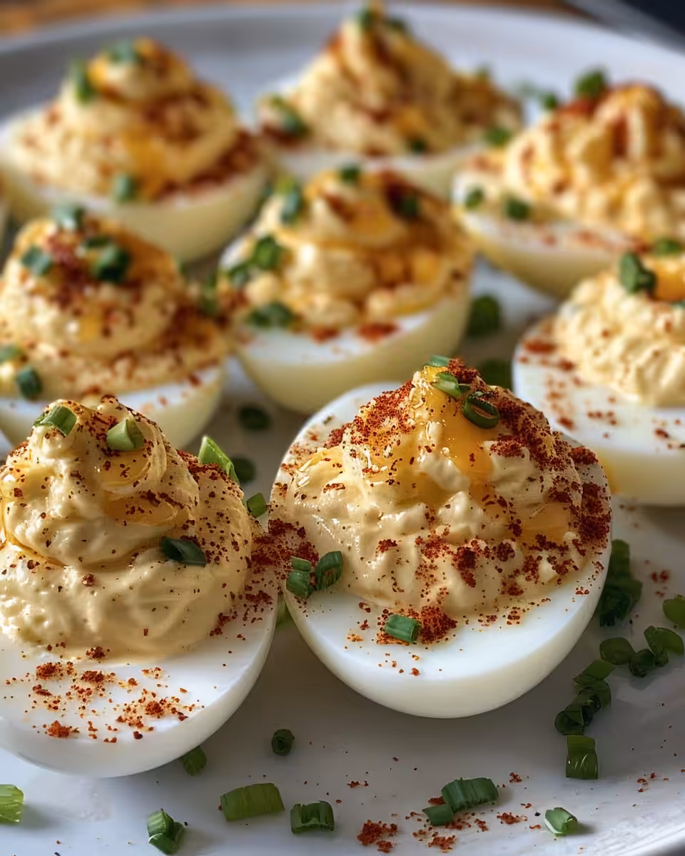 Ingredients for million dollar deviled eggs mixed in bowl ready to fill whites