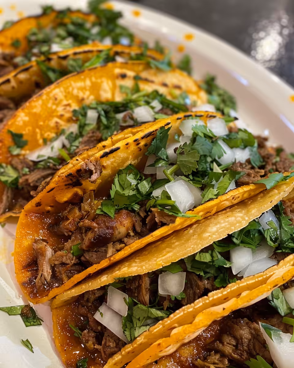 Key ingredients for pressure cooker birria including dried peppers, tomatoes, and spices