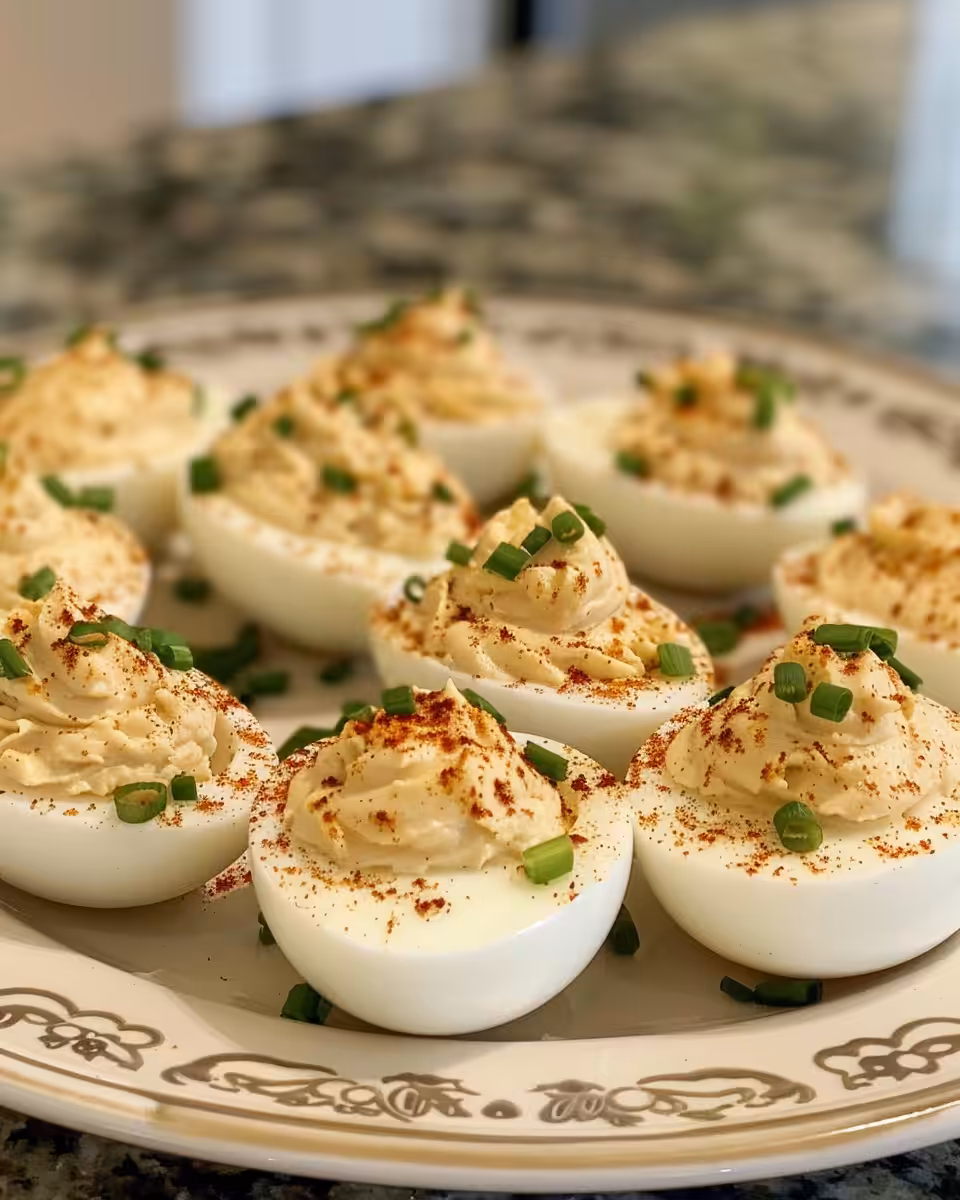 Ingredients for deviled eggs prepared and ready