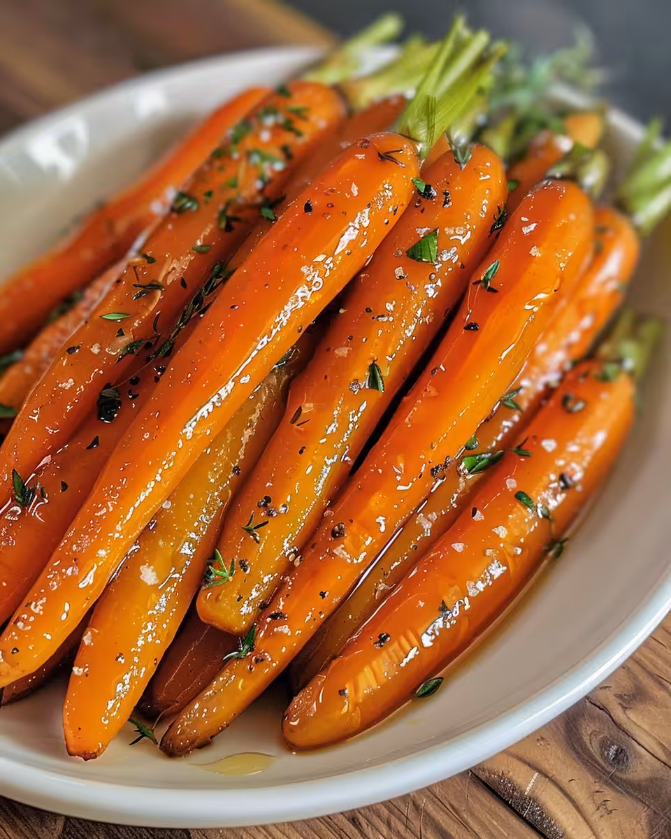 Prepping ingredients for honey whiskey glazed carrots in a kitchen