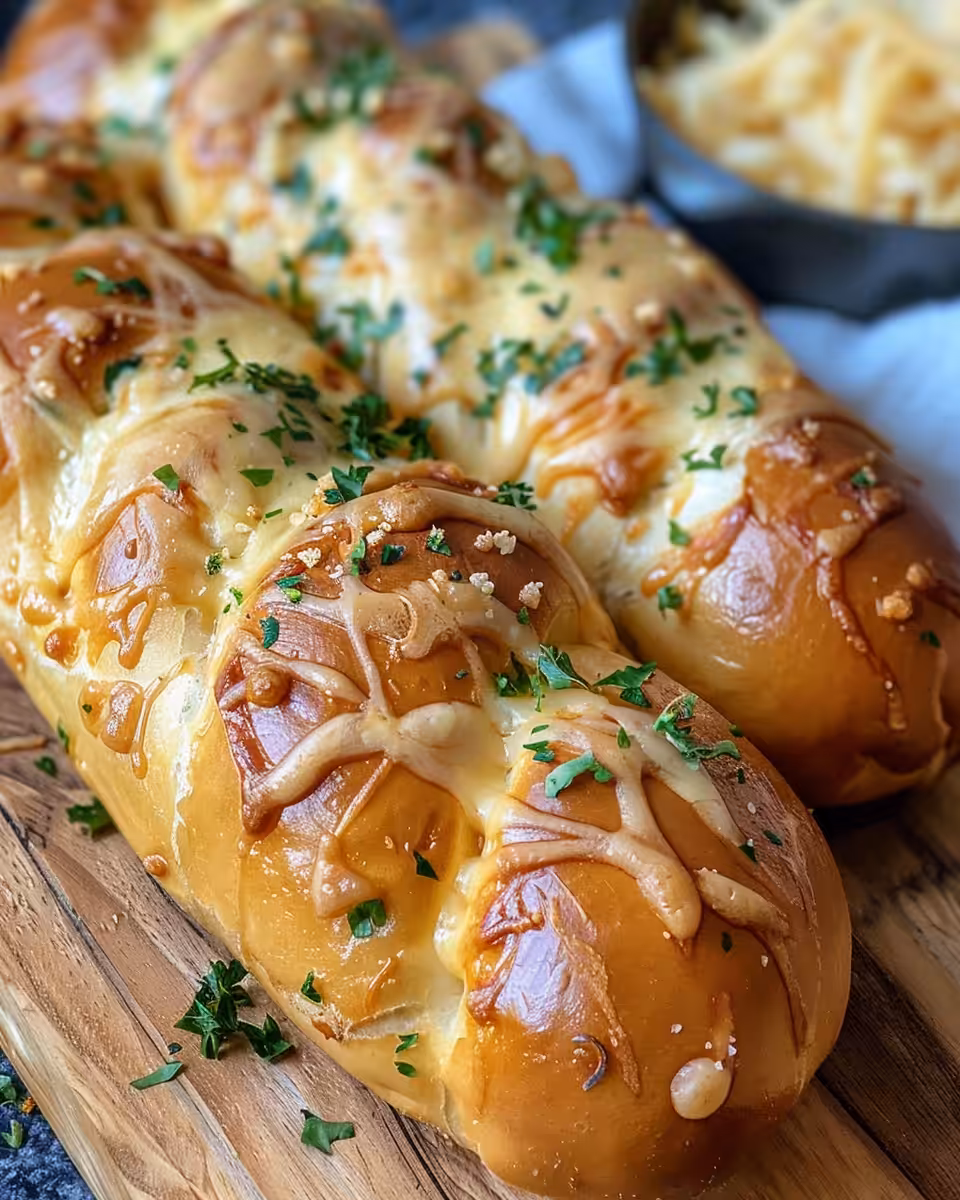 Prepared ingredients including flour, yeast, cheddar cheese for pretzel dogs