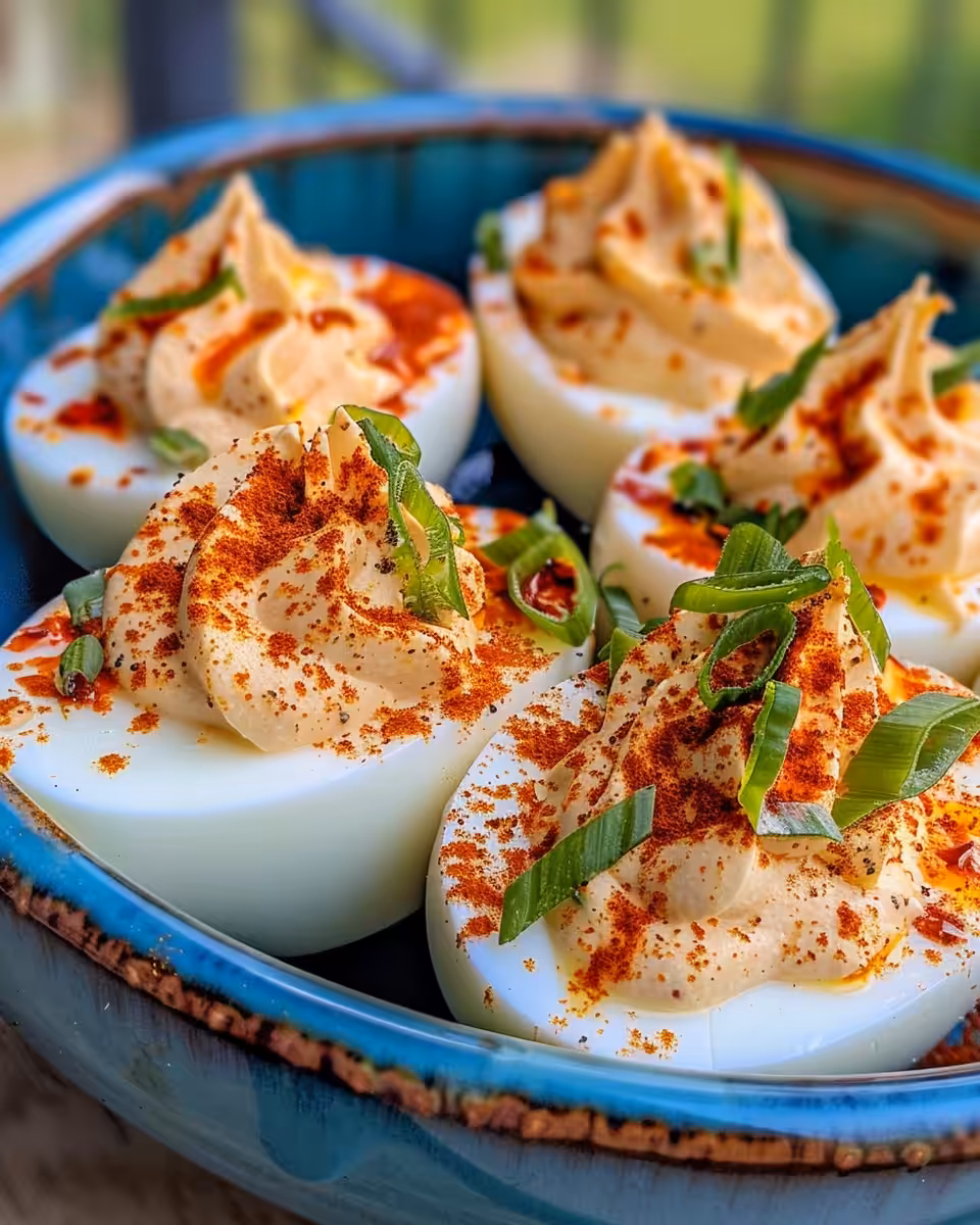 Ingredients for spicy chili garlic deviled eggs including mayo and crispy onions
