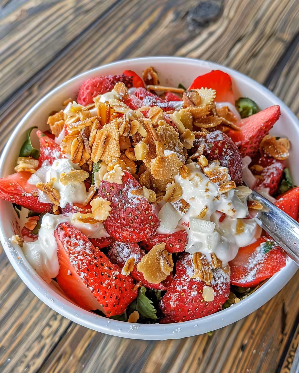 Ingredients for strawberry crackle salad including pretzels, pecans, butter and cream cheese