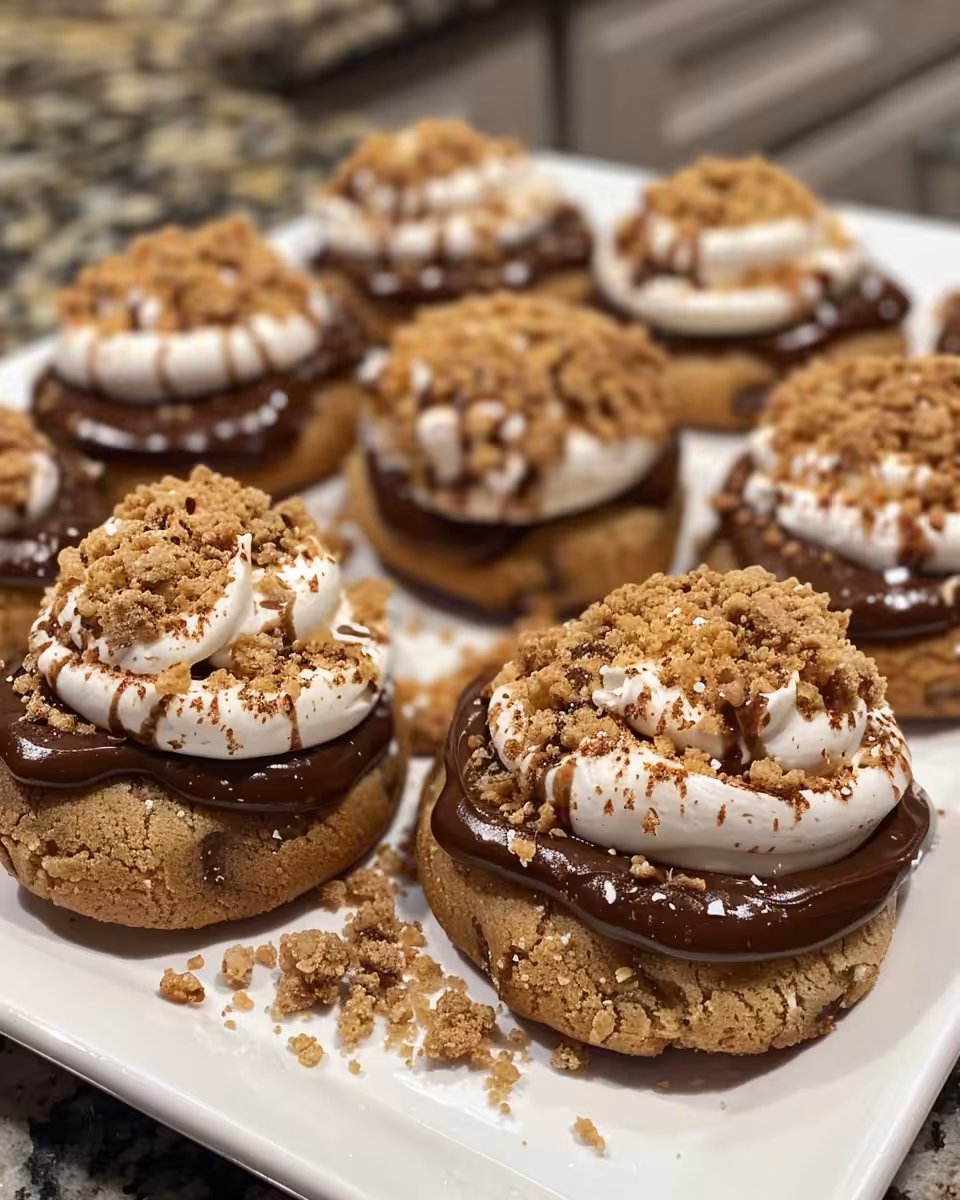Ingredients prepared for making stuffed Biscoff butter lava cookies