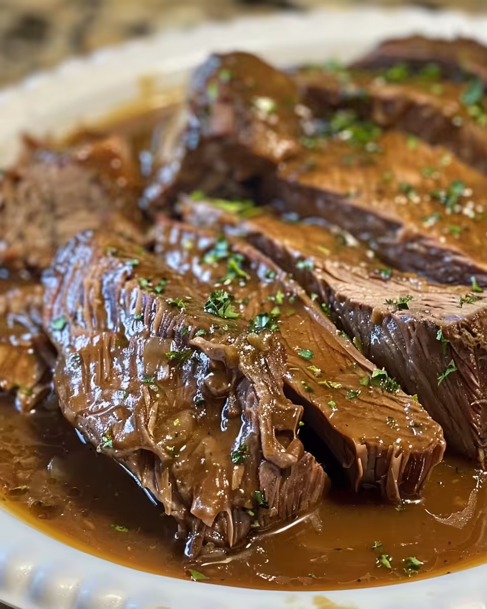 Steaming Jamaican style beef pot roast in pressure cooker with rich aroma