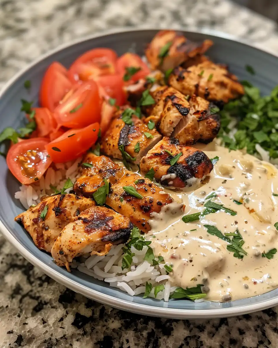 Steaming pressure cooker chicken in creamy white sauce with spinach